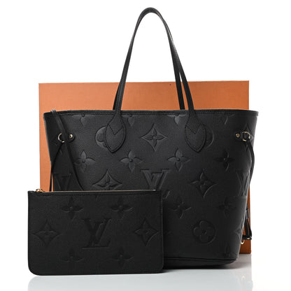 Louis Vuitton Empreinte Monogram Giant Neverfull MM Black 12 of 12