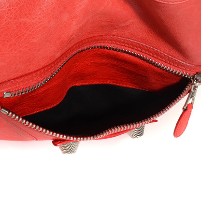 Balenciaga Agneau Giant 21 Silver Hardware Besace Hobo Vermillion 5 of 10
