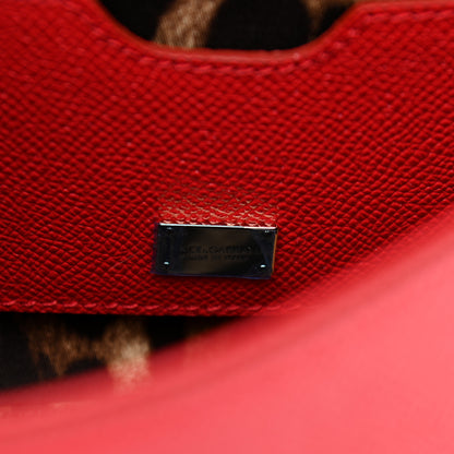 Dolce & Gabbana Dauphine Mini Miss Sicily Satchel Dark Red 6 of 9