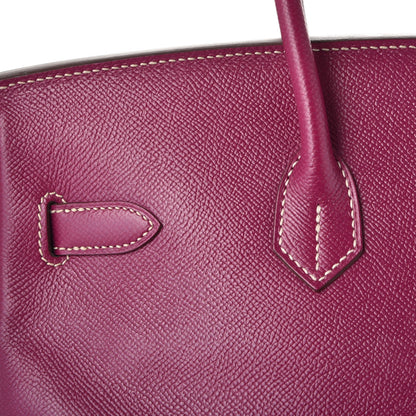 Hermes Epsom Candy Birkin 35 Tosca Rose Tyrien 12 of 42