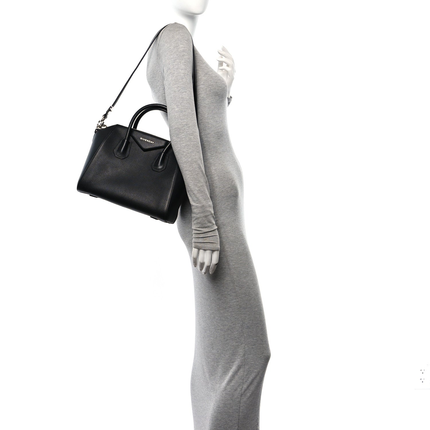 Givenchy Sugar Goatskin Medium Antigona Black 2 of 15