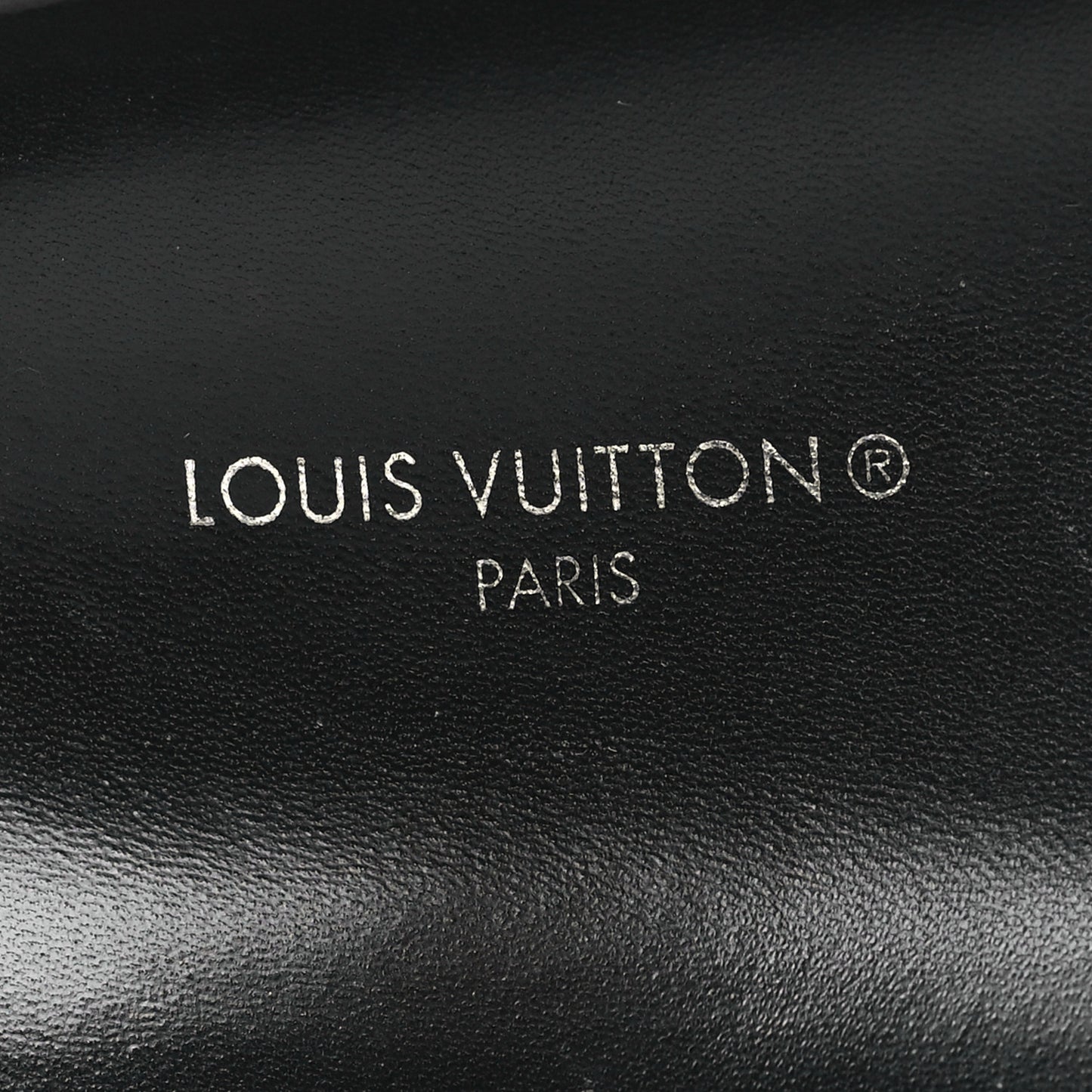 Calfskin Embossed Monogram Sunset Flat Comfort Mule 37 Black