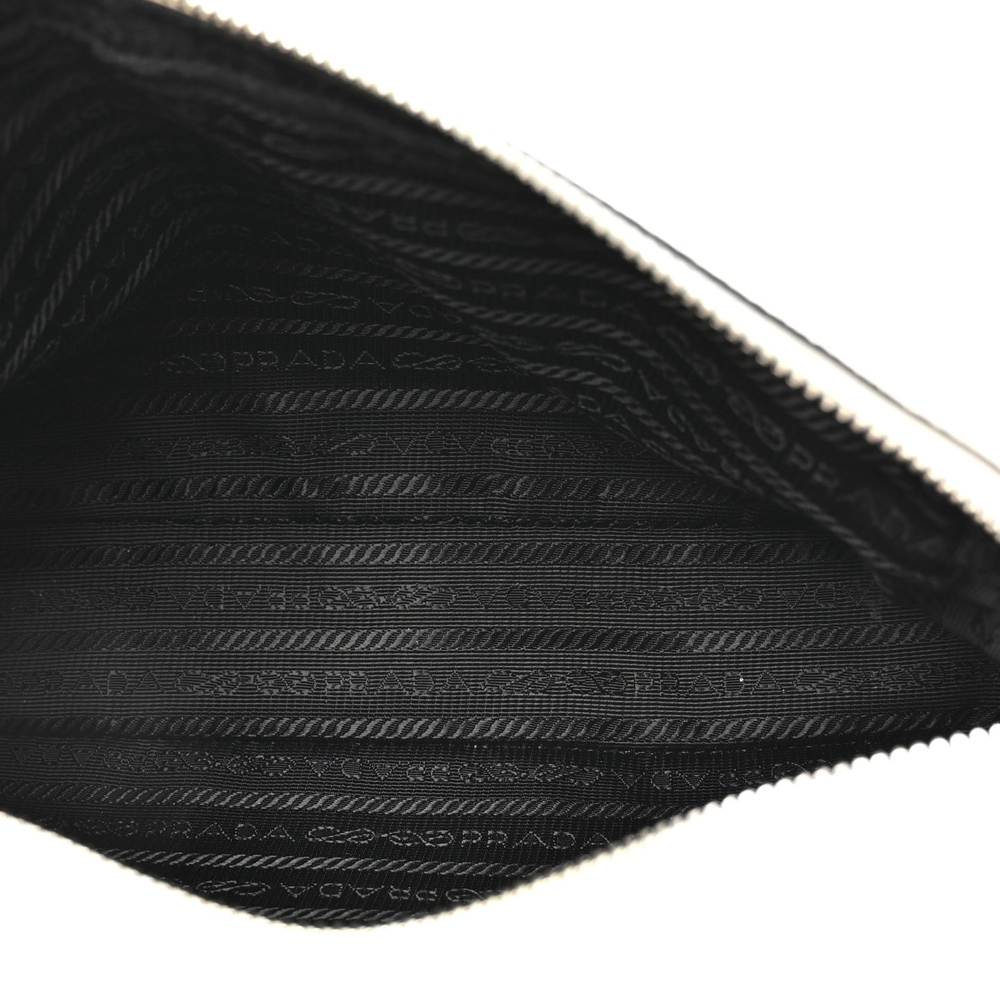 Vitello Daino Soft Medium Double Zip Shoulder Bag White