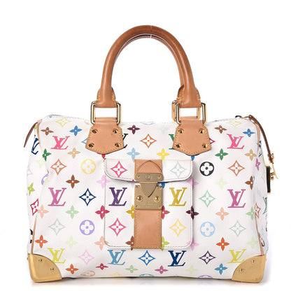Louis Vuitton Monogram Multicolor Speedy 30 White 1 of 6