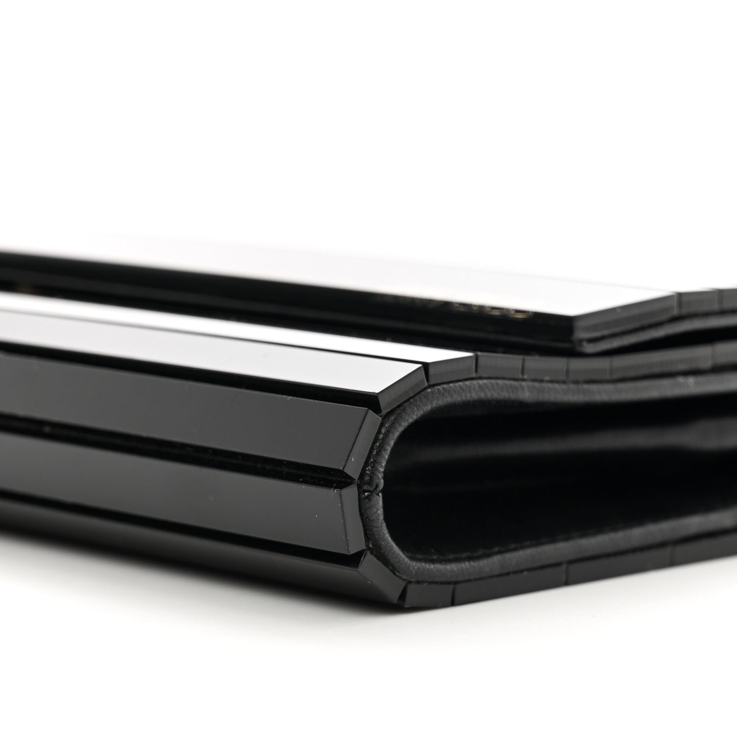 Acrylic Sweetie Clutch Black