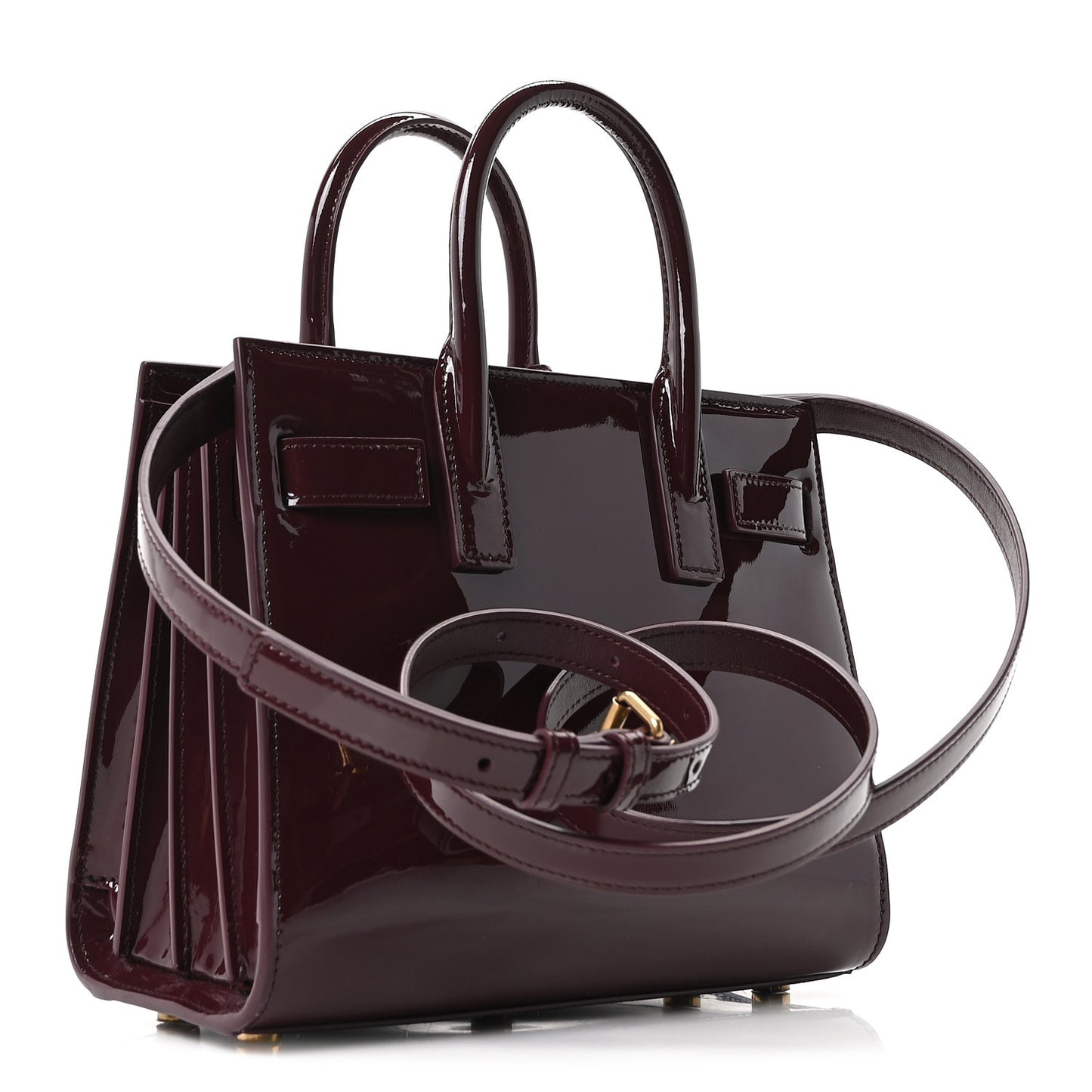 Patent Nano Sac de Jour Dark Red Wine