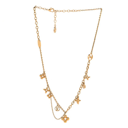 Louis Vuitton Metal Blooming Supple Necklace Gold 3 of 7