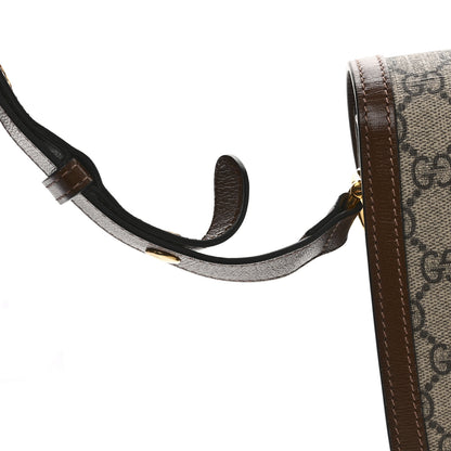 Gucci GG Supreme Monogram Horsebit 1955 Shoulder Bag Beige Brown Sugar 12 of 12