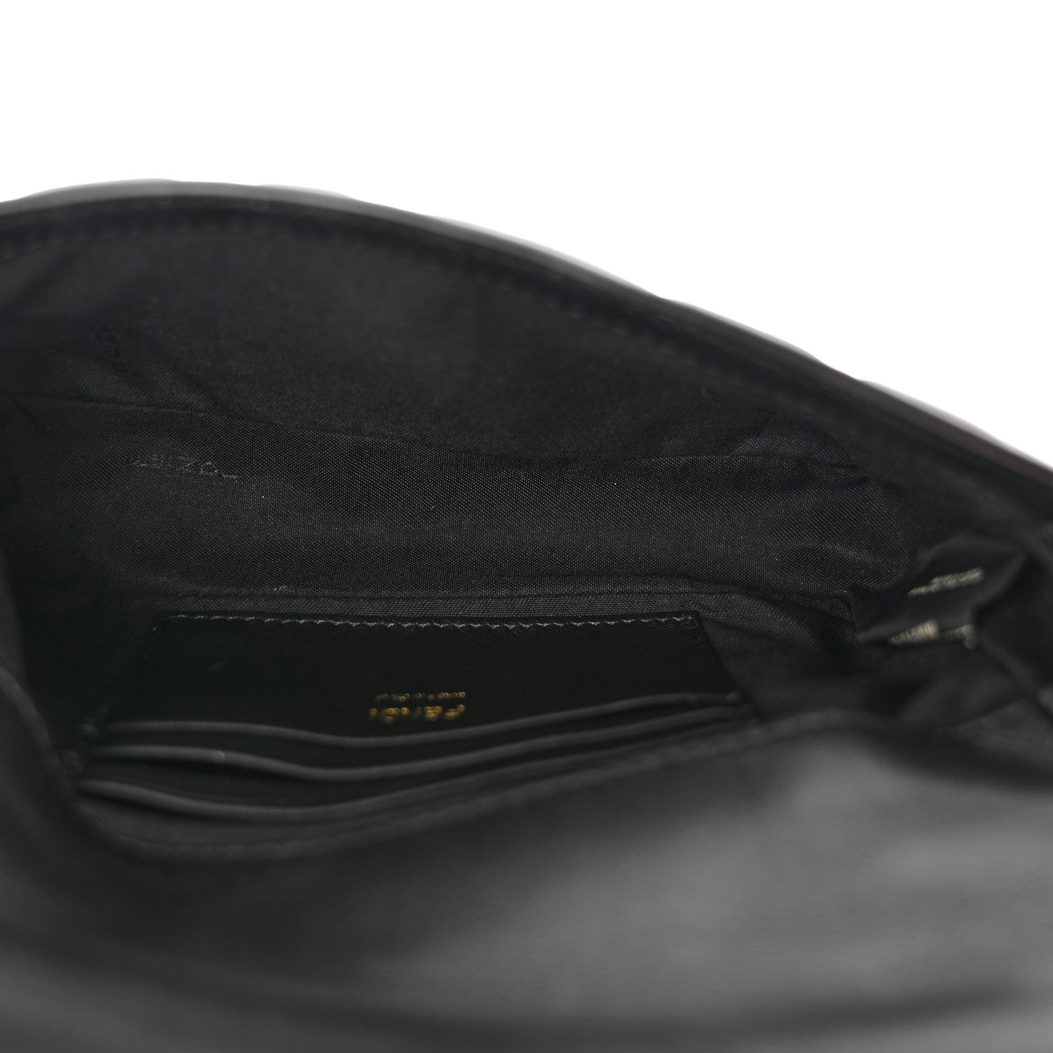 Fendi Nappa FF 1974 Embossed Mini Baguette Black 5 of 10