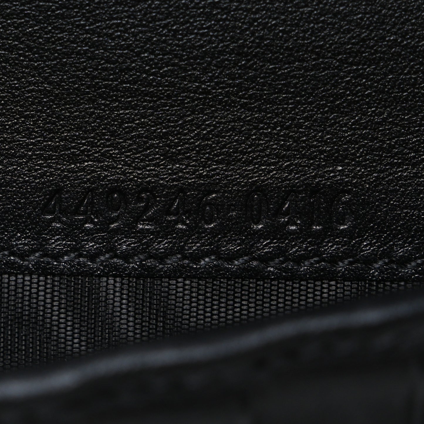 Microguccissima Zip Around Top Handle Travel Wallet Black