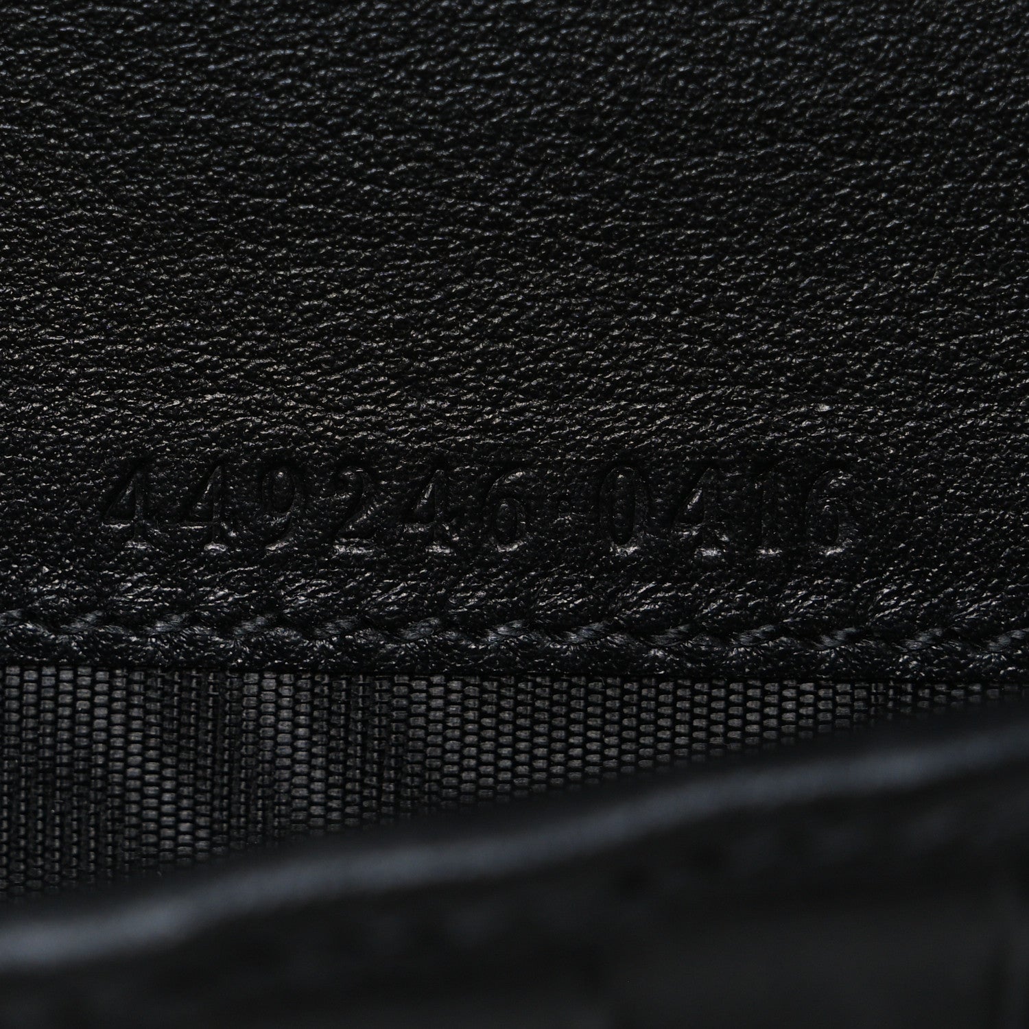 Gucci Microguccissima Zip Around Top Handle Travel Wallet Black 8 of 9