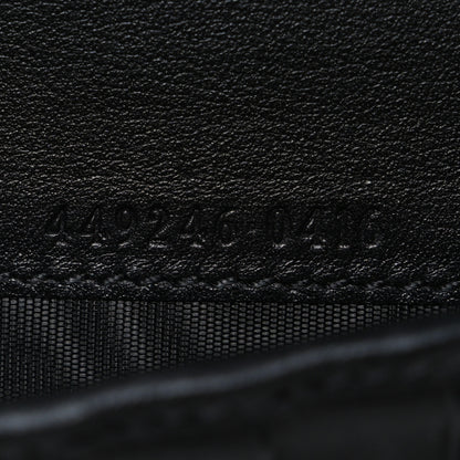 Gucci Microguccissima Zip Around Top Handle Travel Wallet Black 8 of 9