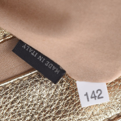 Miu Miu Metallic Soft Calfskin Oversized Clutch Gold 8 of 8