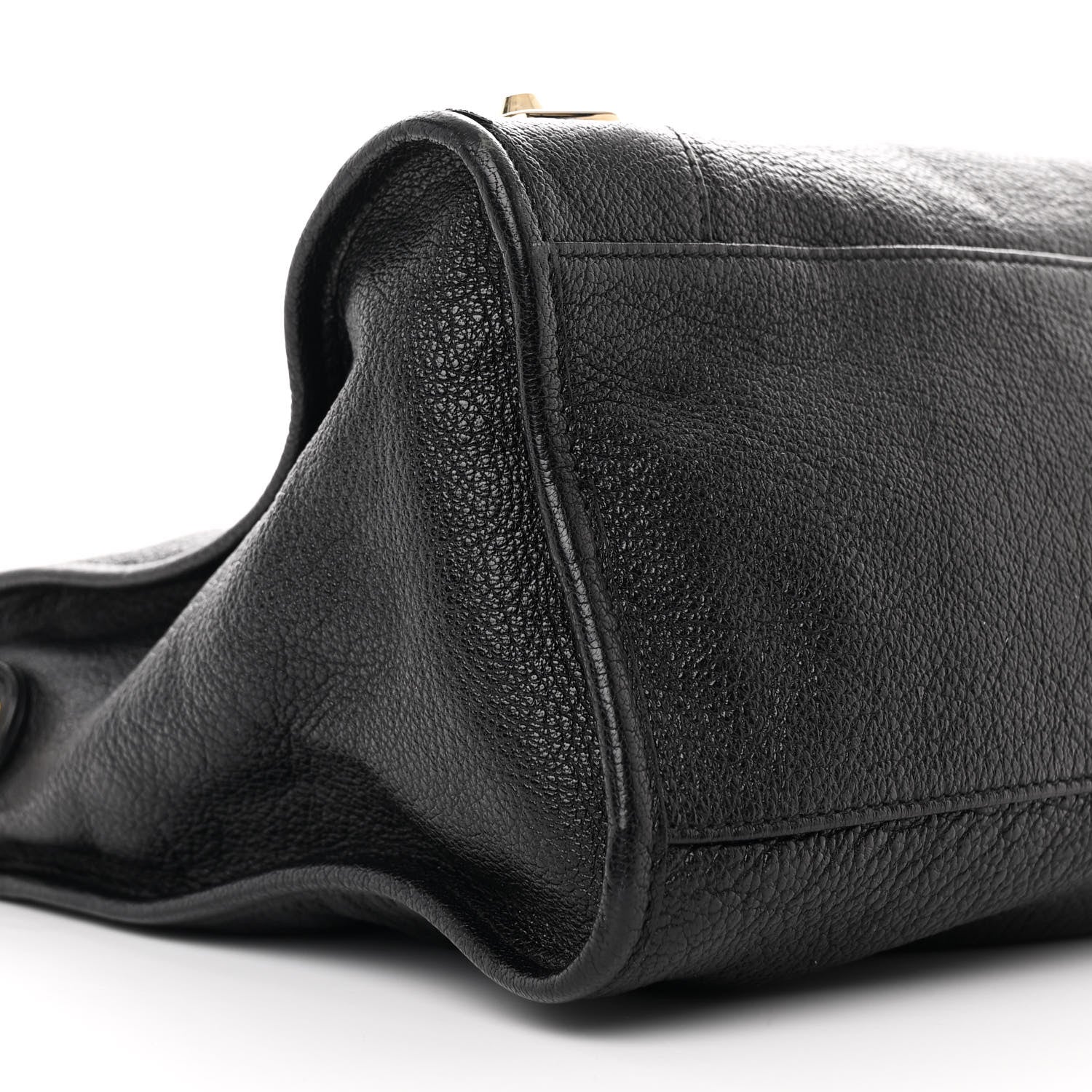 Balenciaga Chevre Gold Metallic Edge Hardware City Black 10 of 11