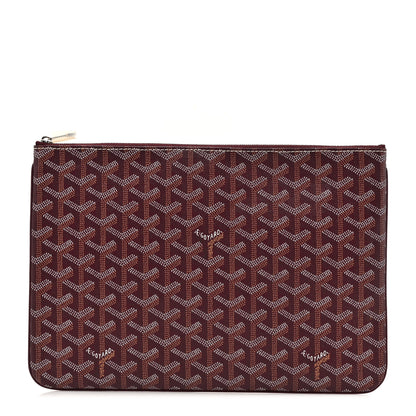Goyard Goyardine Senat Pochette MM Burgundy 1 of 8