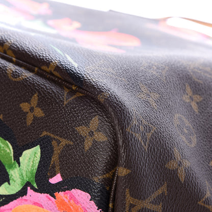 Louis Vuitton Monogram Roses Neverfull MM 12 of 12