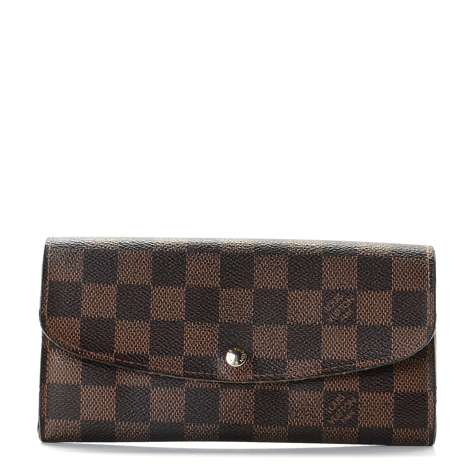 Louis Vuitton Damier Ebene Emilie Wallet 1 of 9