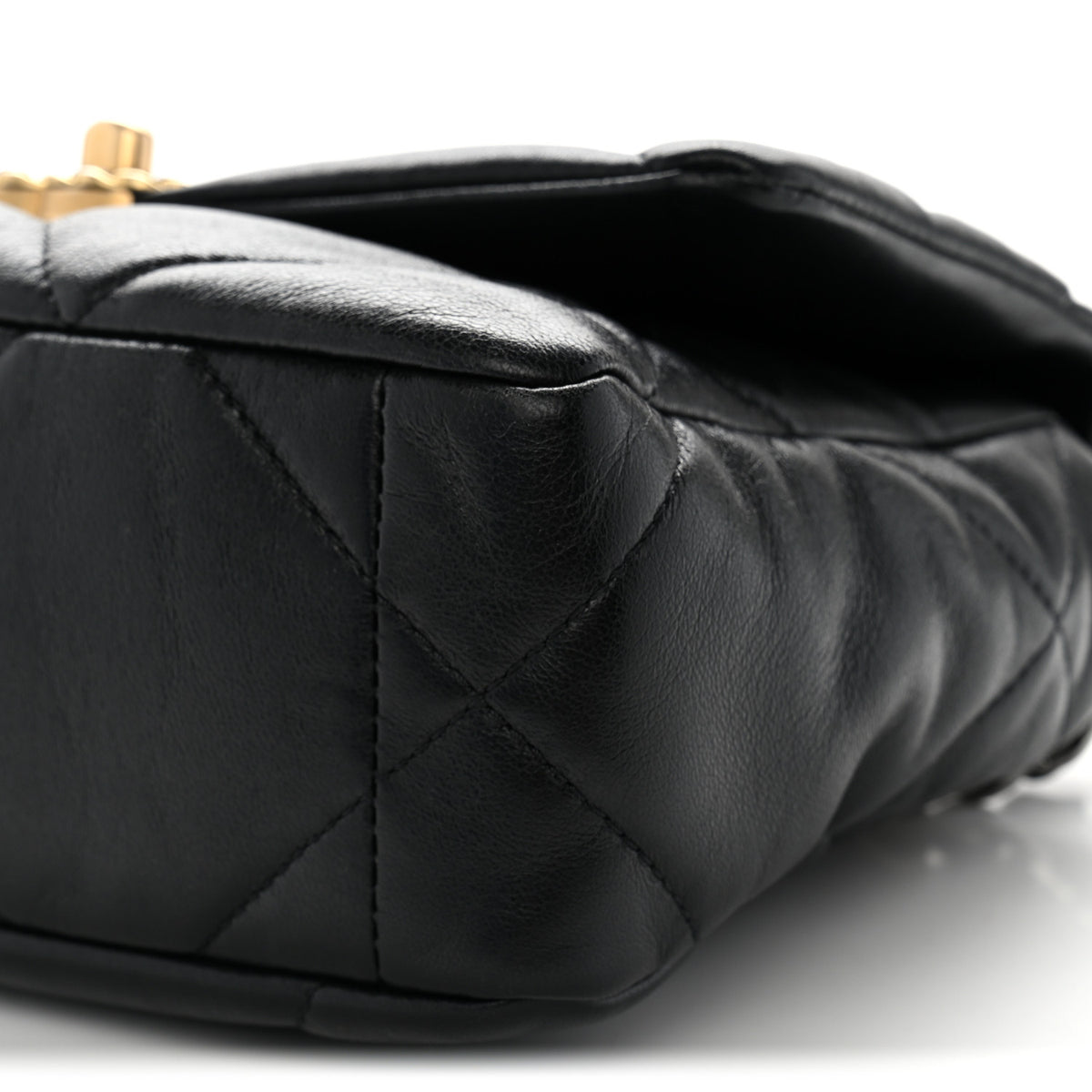 Chanel Lambskin Quilted Medium Chanel 19 Flap Black 10 of 10