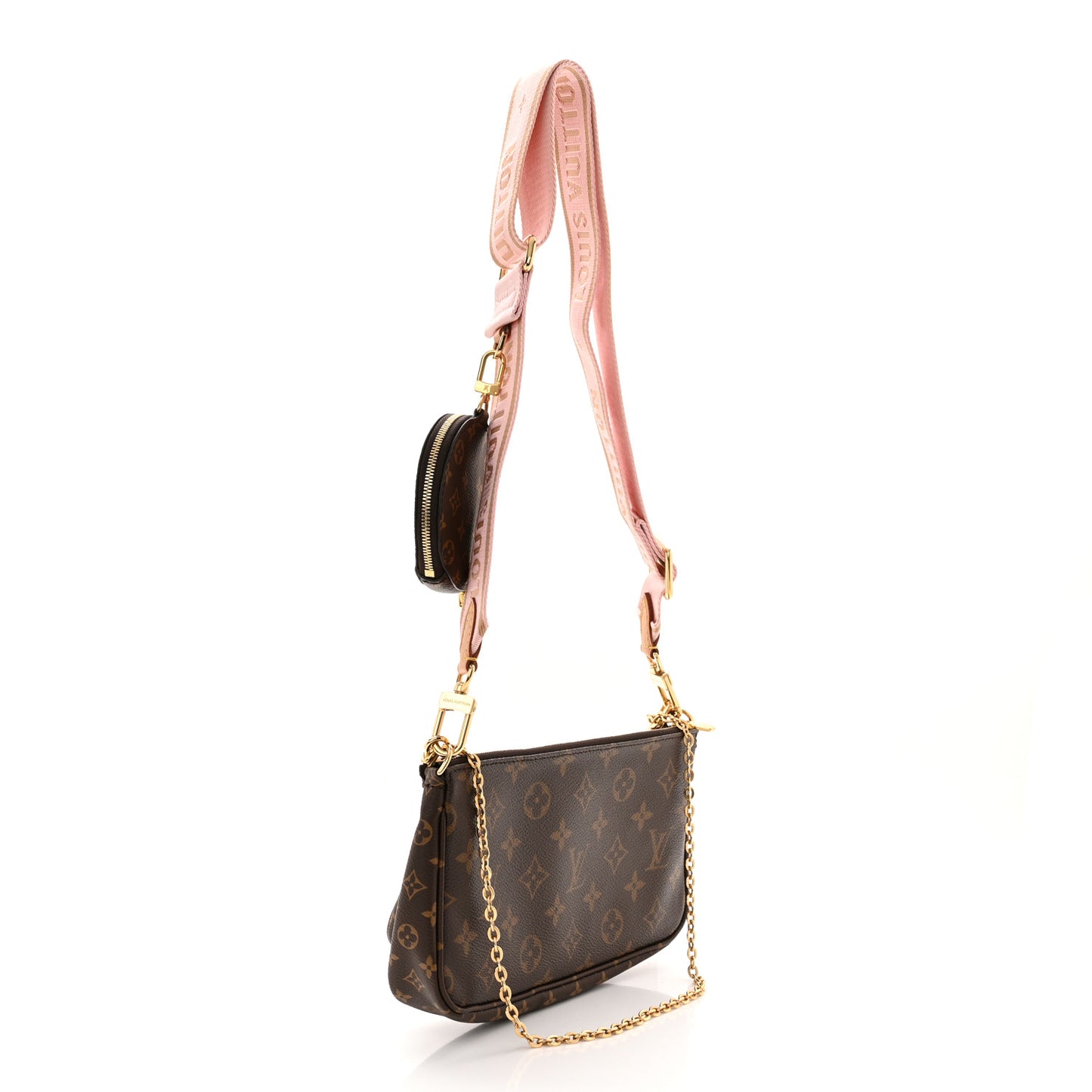 Monogram Multi Pochette Accessories Rose Clair