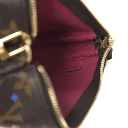 Louis Vuitton Monogram 2020 Christmas Animation Roller Coaster Mini Pochette Accessories Pivoine 5 of 7