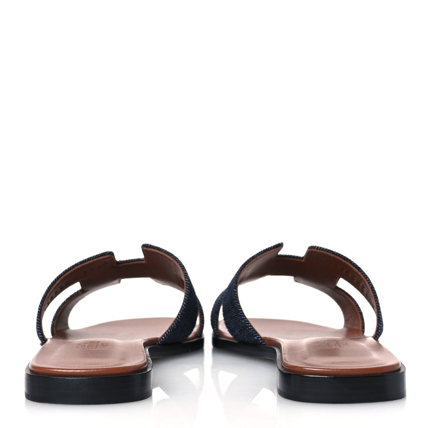 Denim Canvas Oran Sandals 36.5 Bleu Brut