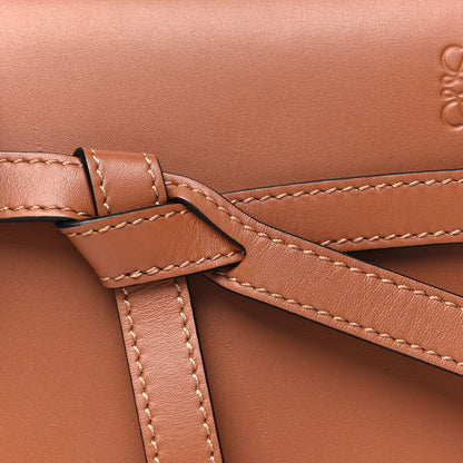Loewe Calfskin Jacquard Mini Gate Dual Bag Tan 8 of 10