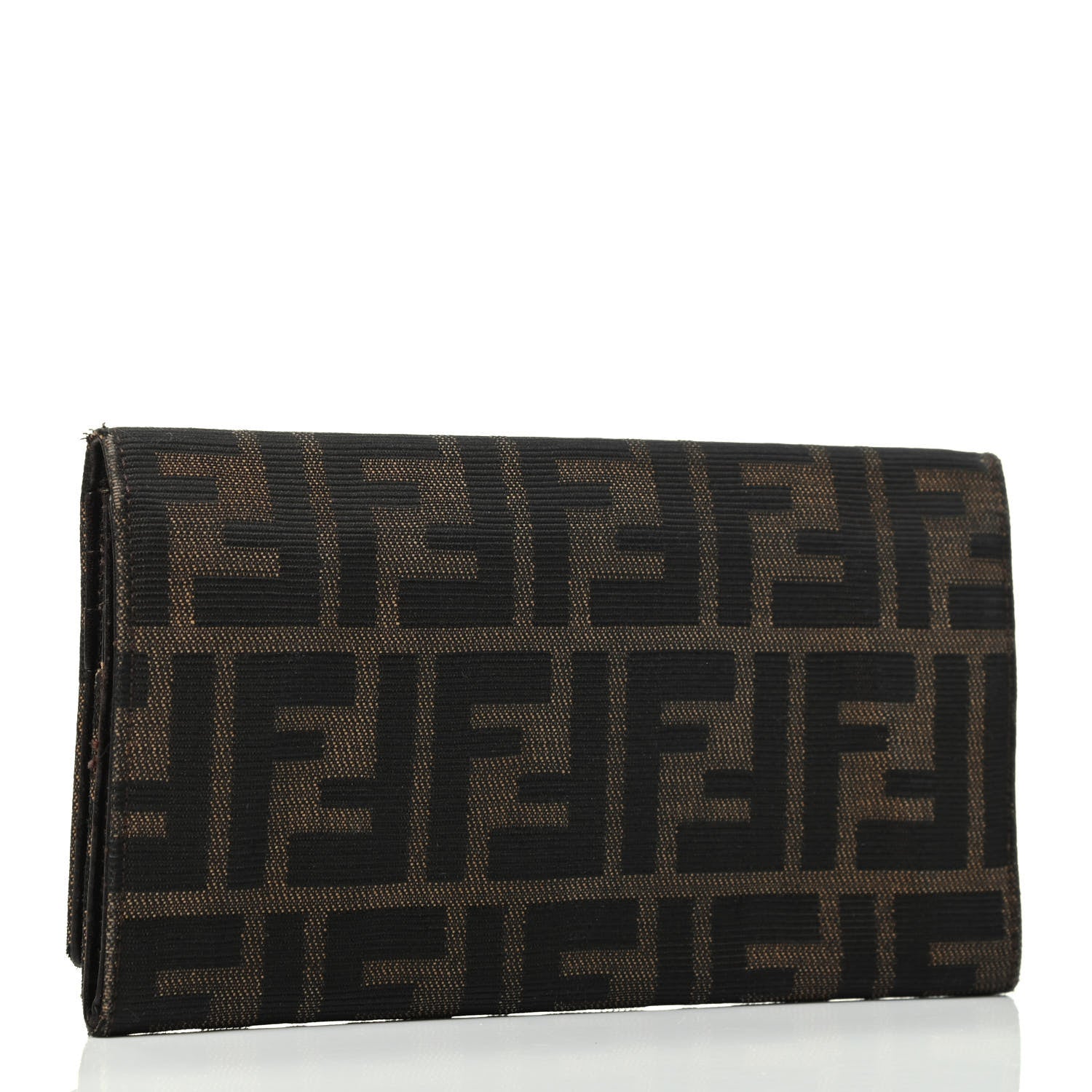 Fendi Zucca Continental Wallet Tobacco 2 of 3