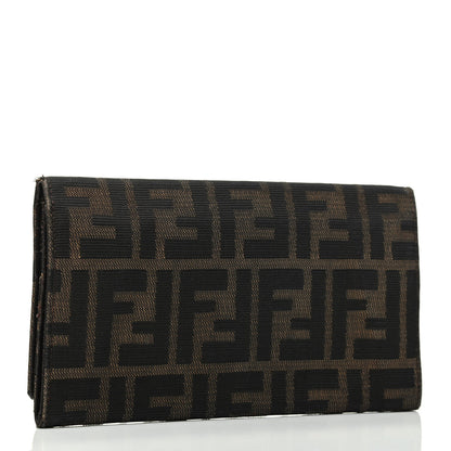 Fendi Zucca Continental Wallet Tobacco 2 of 3
