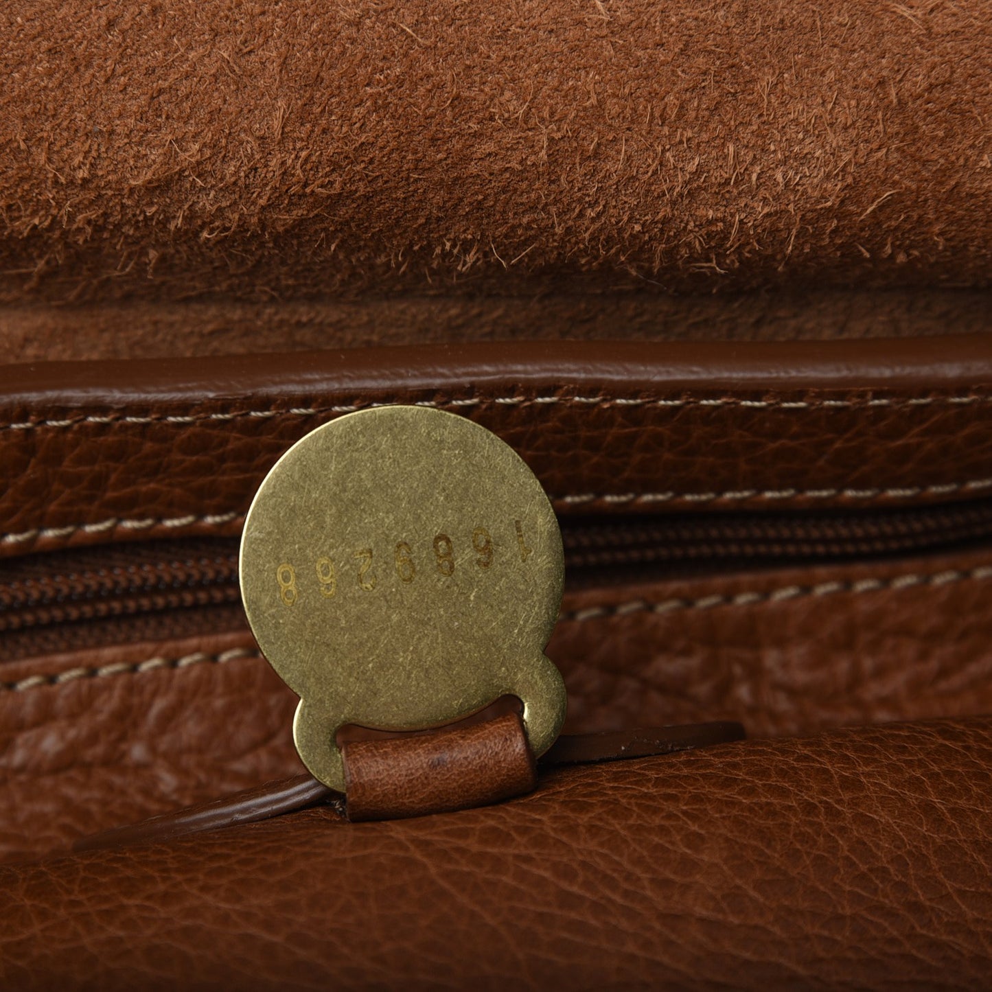 Natural Leather Small Bayswater Oak