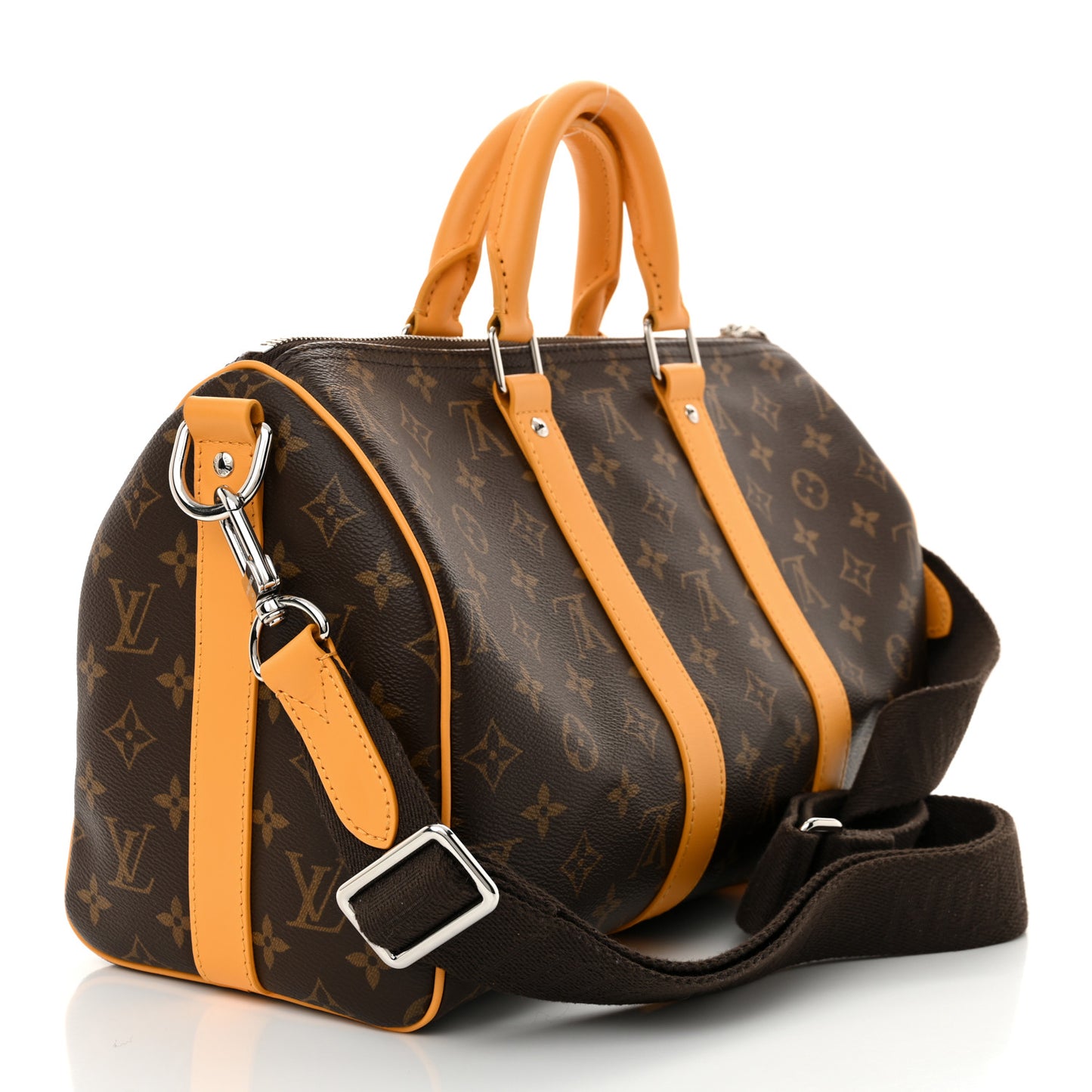Monogram Macassar Keepall Bandouliere 35 Jaune Mat