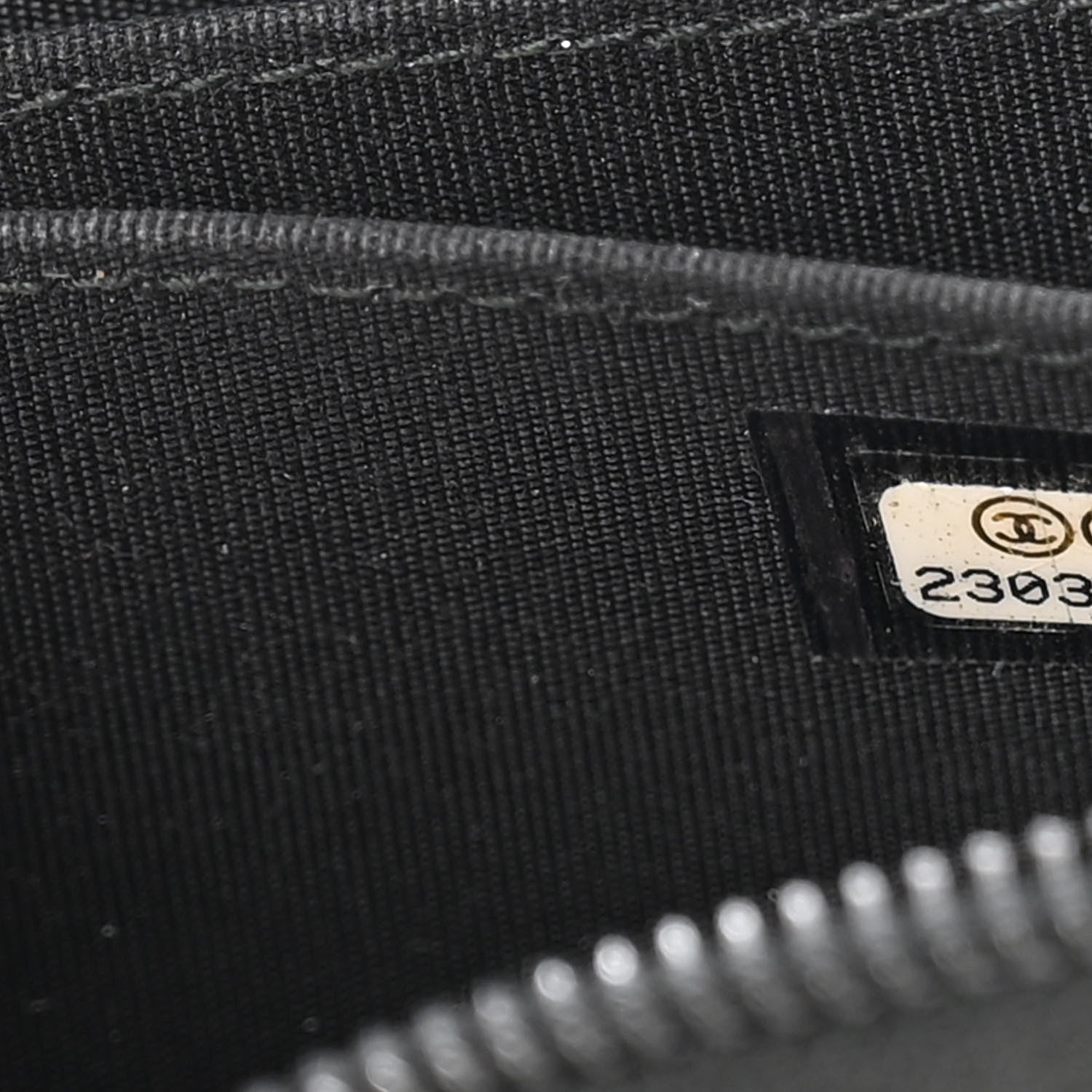 Chanel Caviar Quilted Boy Zip Around Coin Purse Wallet Black 7 of 9