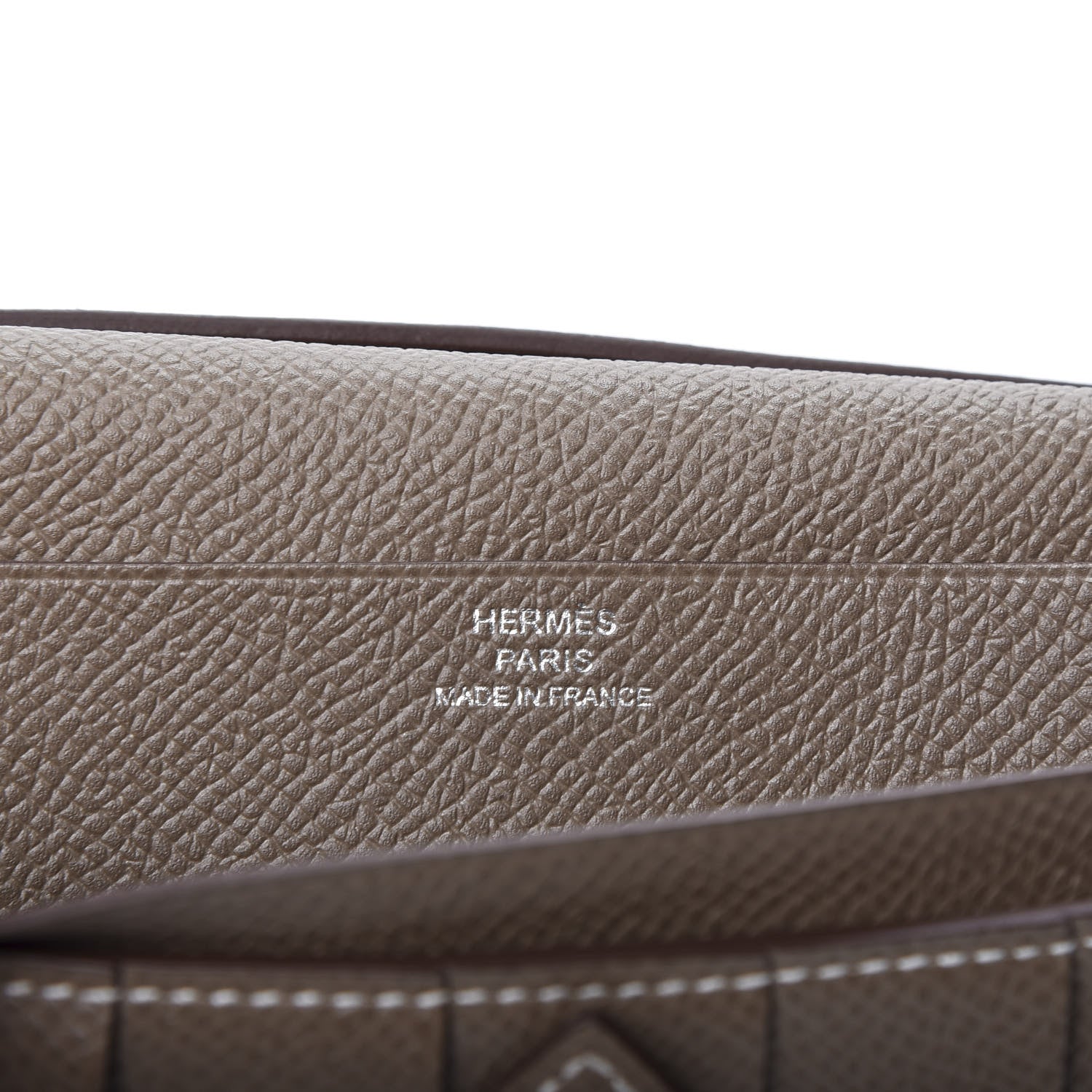 Hermes Epsom Bearn Gusset Wallet Etoupe 7 of 8