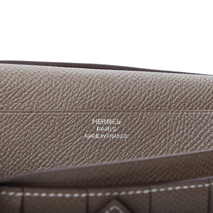 Hermes Epsom Bearn Gusset Wallet Etoupe 7 of 8
