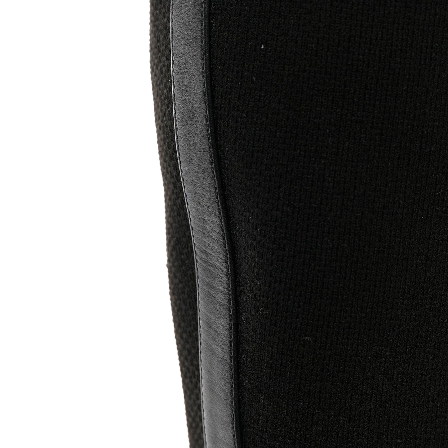 Knit Calfskin Fontaine 60 Boots 36.5 Black
