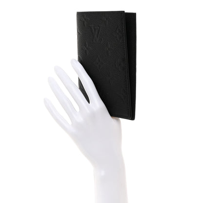 Louis Vuitton Empreinte Monogram Passport Cover Black 2 of 7