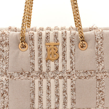 Burberry Cotton Needle Punch Medium Shopper Tote  Natural 7 of 9