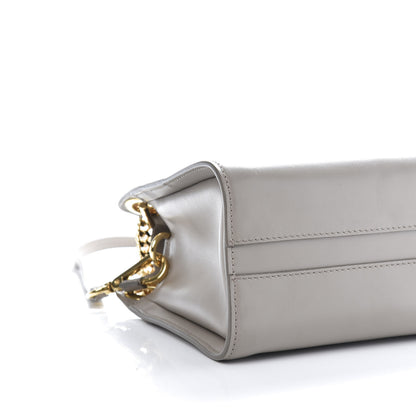 Chloe Shiny Calfskin Mini Annie Shoulder Bag Motty Grey 6 of 13