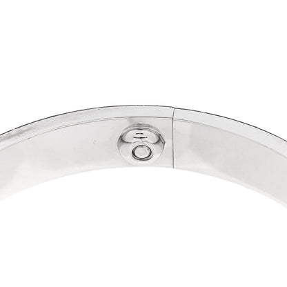 Cartier 18K White Gold LOVE Bracelet 16 8 of 10