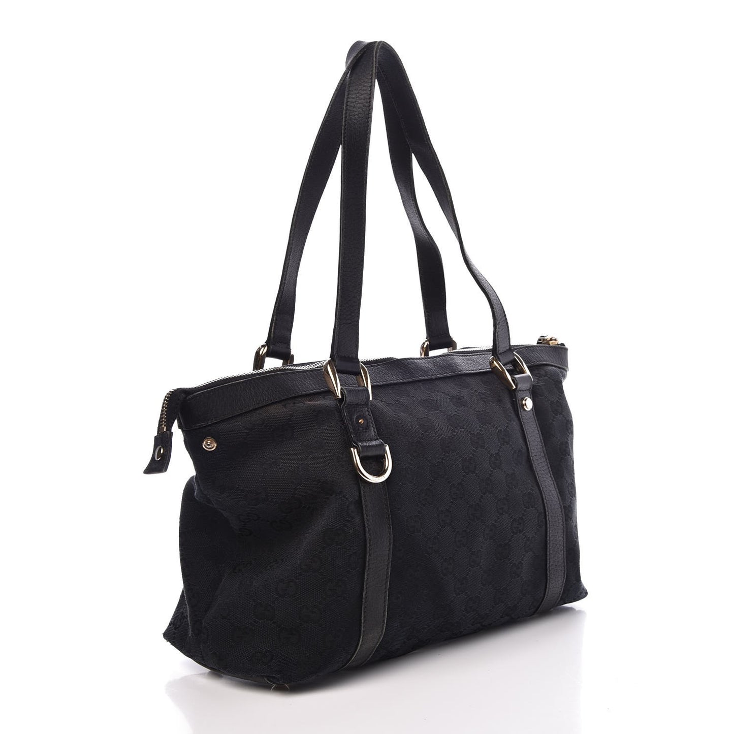 Monogram Abbey Medium Tote Black