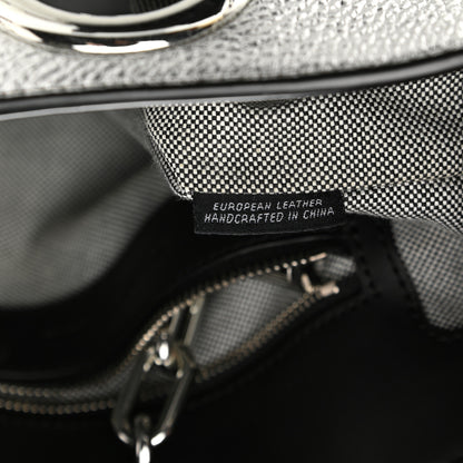 Alexander Wang Metallic Pebbled Calfskin Riot Bucket Bag Silver 7 of 10