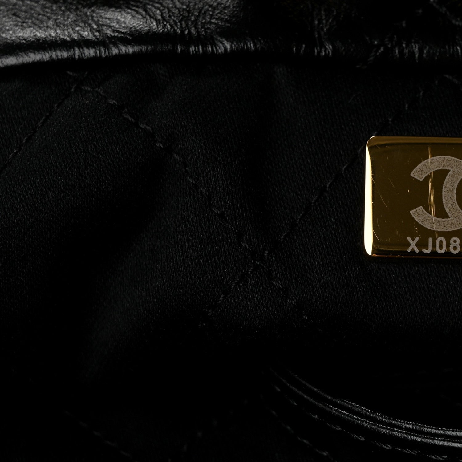 Chanel Shiny Calfskin Quilted Chanel 22 Black 8 of 11