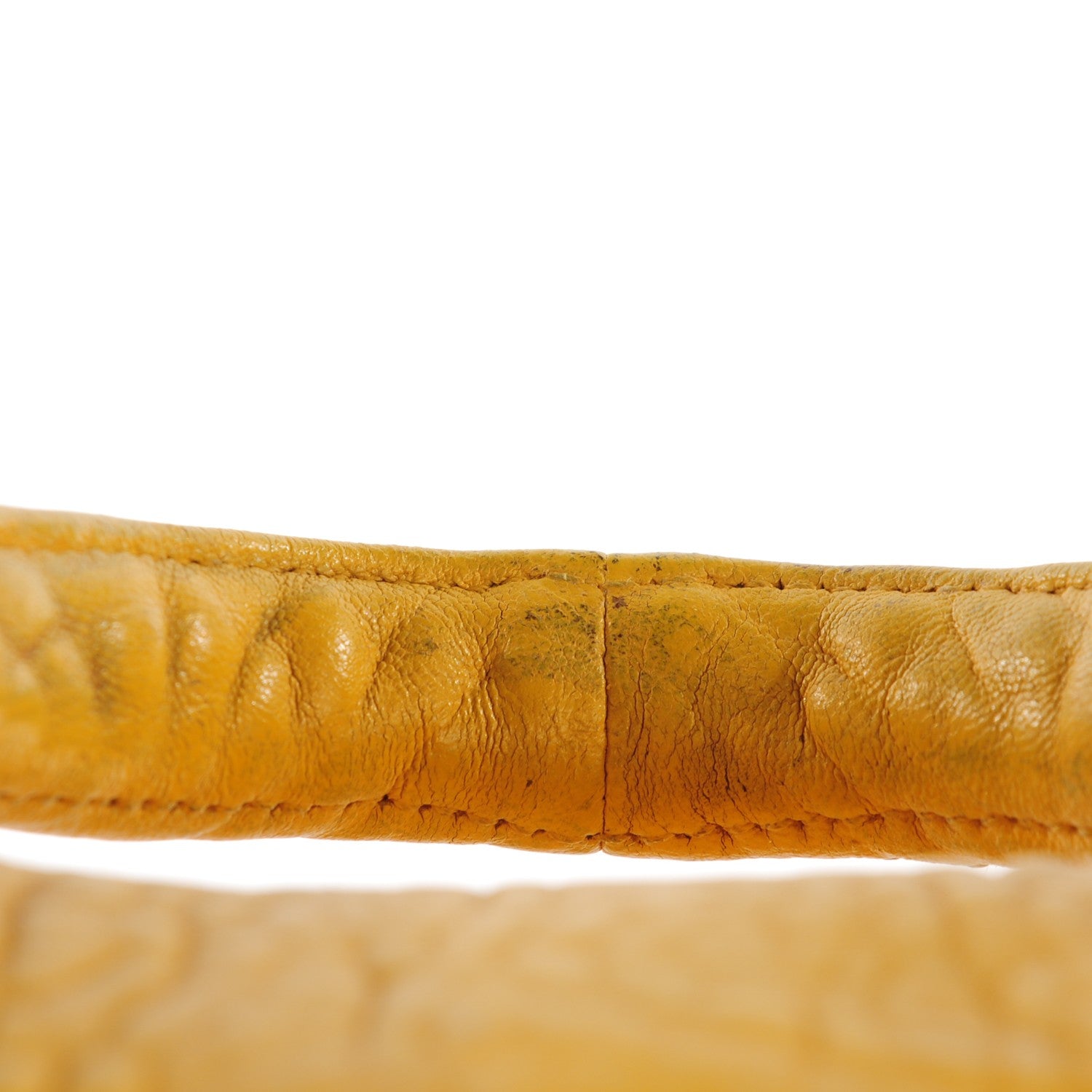 Alexander Wang Pebbled Lambskin Rocco Yellow Light Gold Hardware 9 of 13