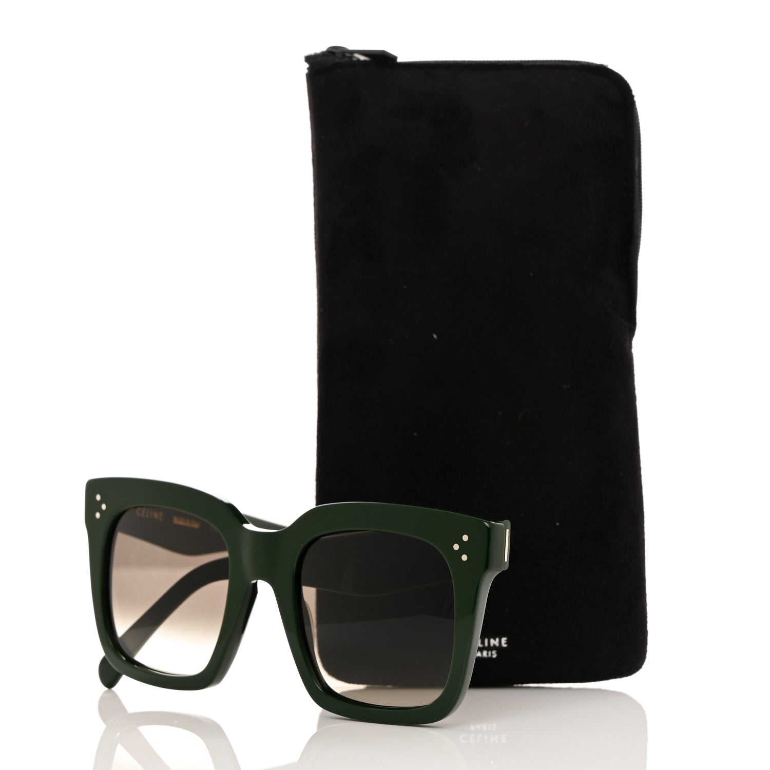 Celine Tilda Sunglasses CL 41076/S Green 7 of 7