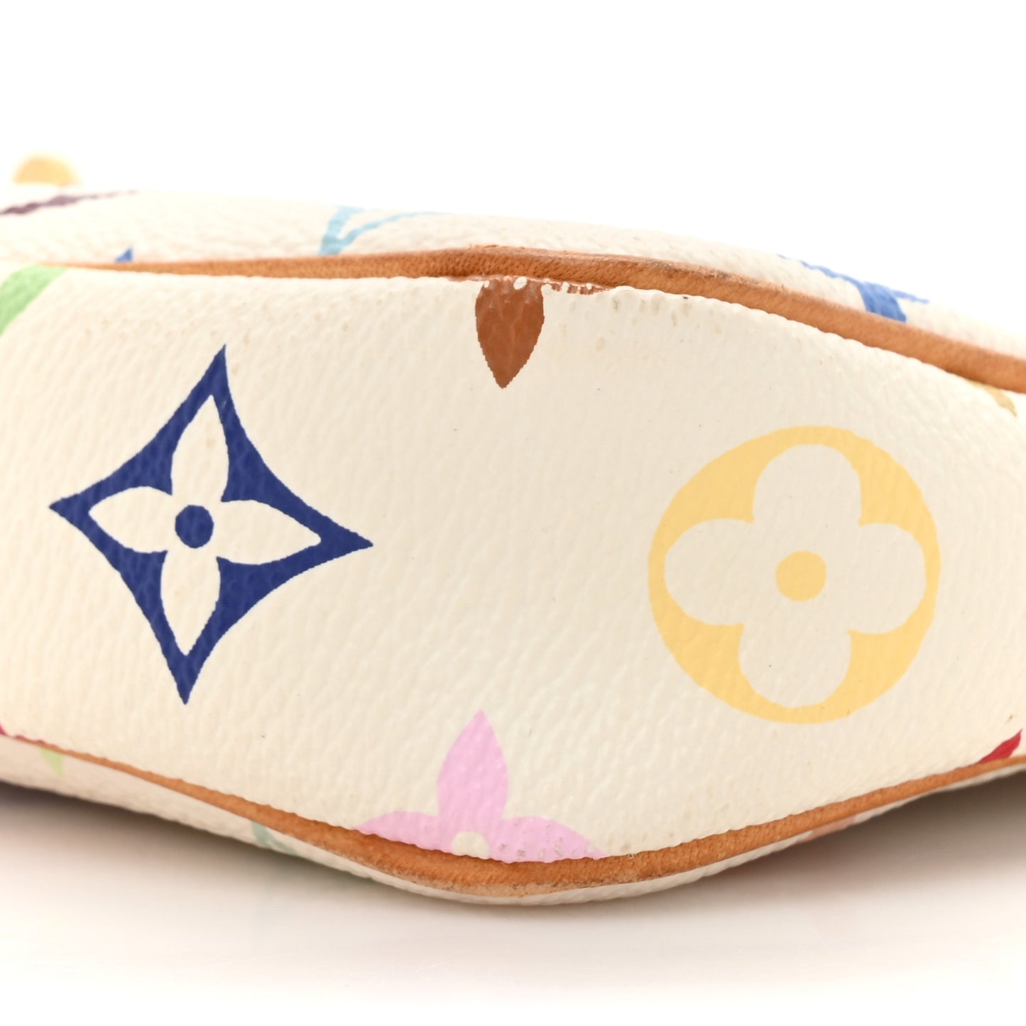 Monogram Multicolor Pochette Accessories White