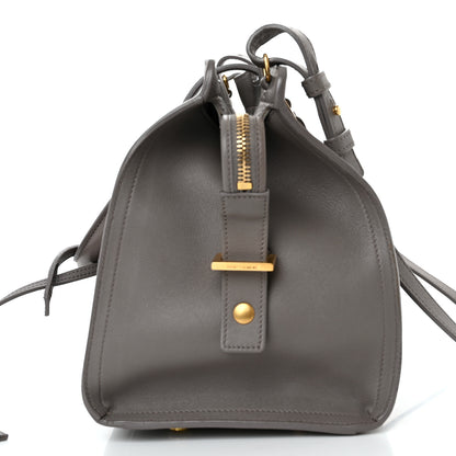 Saint Laurent Calfskin Small Monogram Cabas Fog 12 of 12