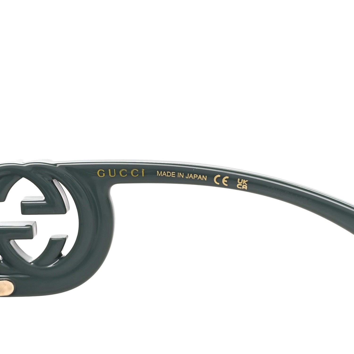 Gucci Acetate Rectangle Frame Sunglasses GG1325S Dark Grey 7 of 9