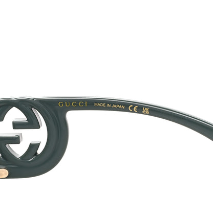 Gucci Acetate Rectangle Frame Sunglasses GG1325S Dark Grey 7 of 9