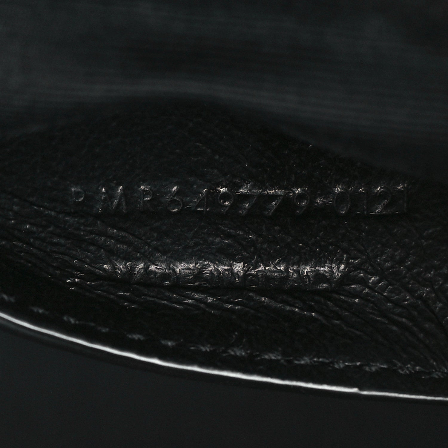 Saint Laurent Grain de Poudre Quilted 80's Vanity Bag Black 7 of 10
