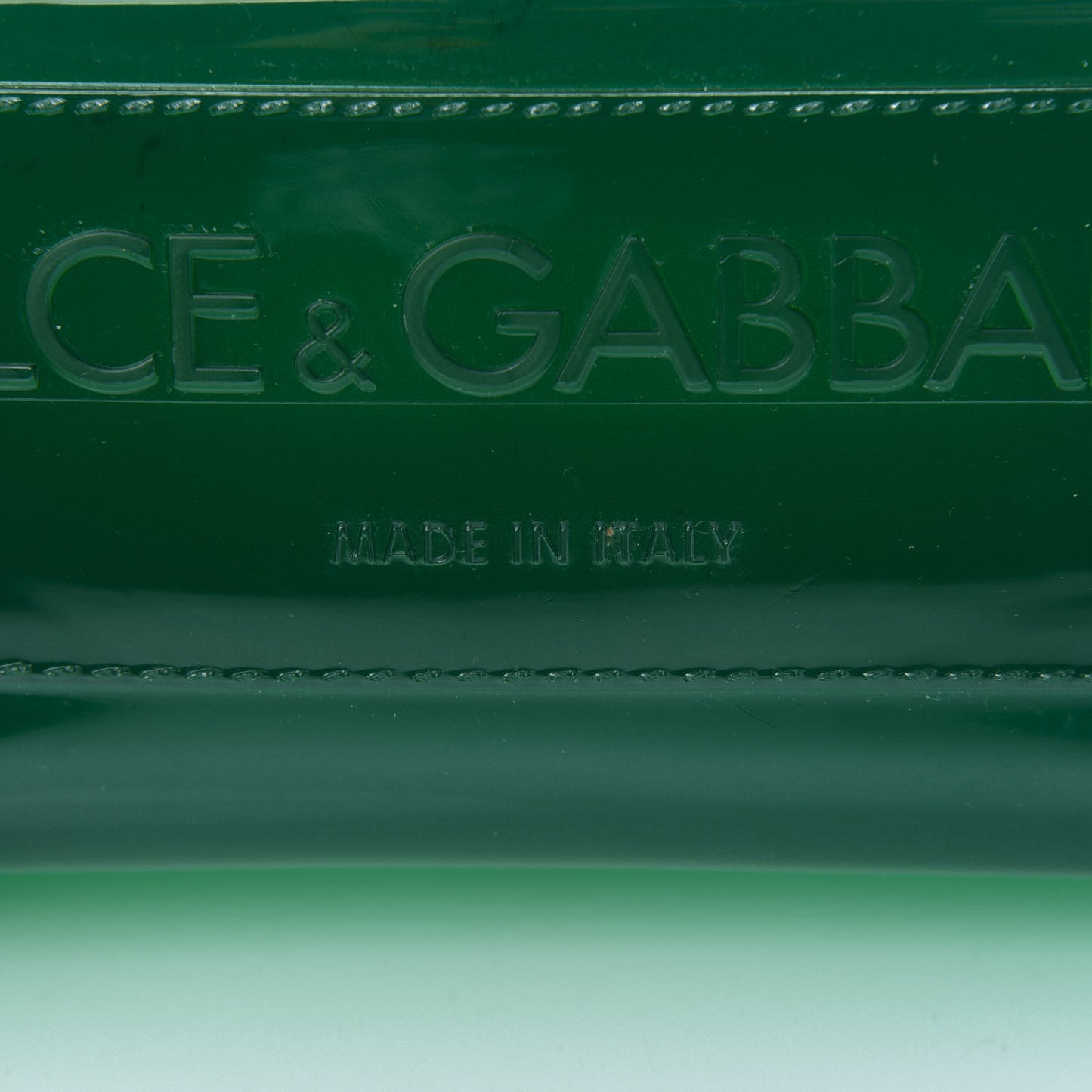 Rubber Semi Transparent Small Miss Sicily Satchel Verde