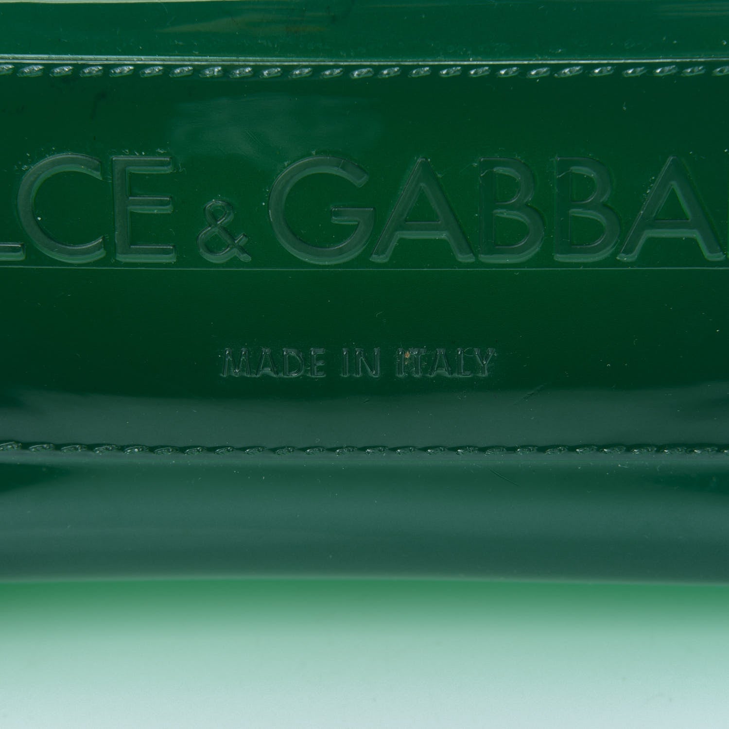 Dolce & Gabbana Rubber Semi Transparent Small Miss Sicily Satchel Verde 7 of 10